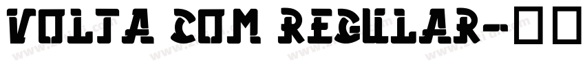 Volta Com Regular字体转换